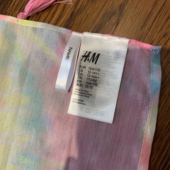 Girls H&M Tie Dye Bathing Suit Cover Up - Picture 2 of 3